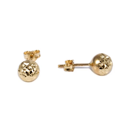 Vésett gömb arany fülbevaló  Vésett gömb arany fülbevaló