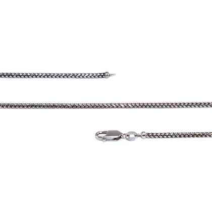 Fehérarany hengeres fantázia nyaklánc Fehérarany hengeres fantázia nyaklánc