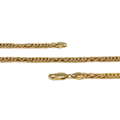 Sárga arany betétes pancer lánc Sárga arany betétes pancer lánc