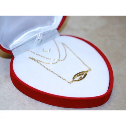 Felújított arany anker + betétes medál lánc Felújított arany anker + betétes medál lánc