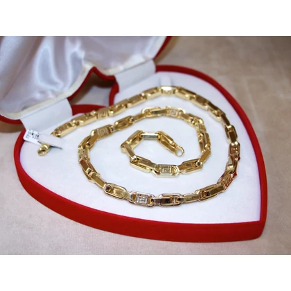 Felújított arany barakka lánc