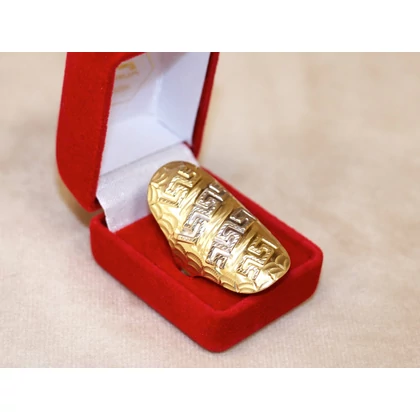 Felújított arany bicolor görög koktél gyűrű Felújított arany bicolor görög koktél gyűrű