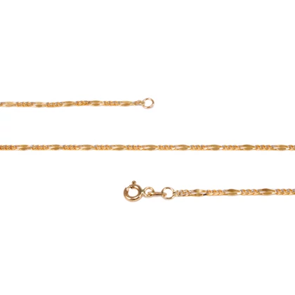 Bicolor figaró arany nyaklánc