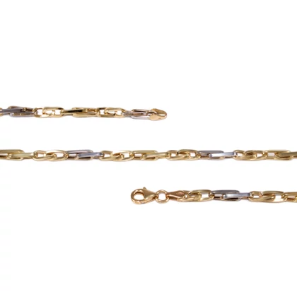 Bicolor anker arany nyaklánc