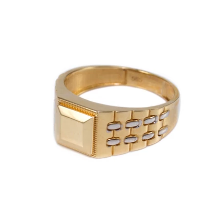 Bicolor arany pecsétgyűrű