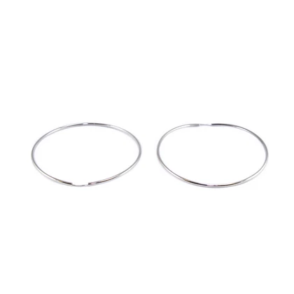 Fehérarany karika fülbevaló