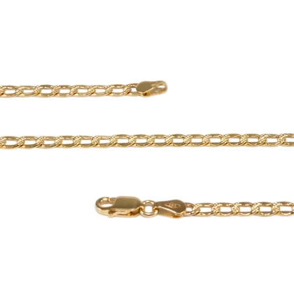 Vésett pancer arany nyaklánc