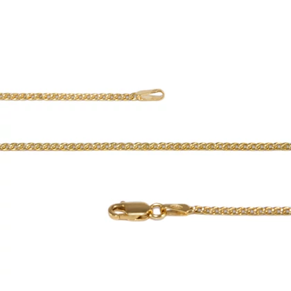 Vékony pancer arany nyaklánc