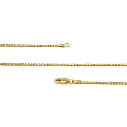 Vékony sárga arany pancer lánc