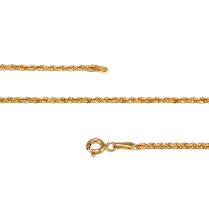 Vékony walles arany nyaklánc