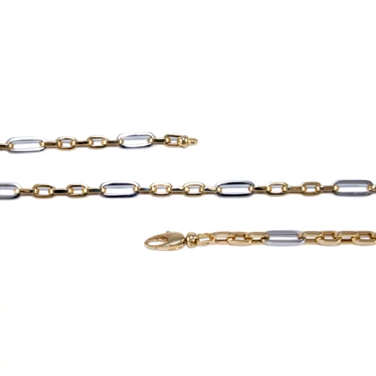 Bicolor anker arany nyaklánc