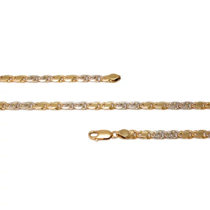 Bicolor scharless arany nyaklánc