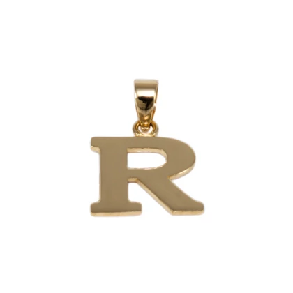 Fényes R betű arany medál