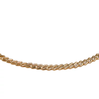 Lemezelt arany nyaklánc