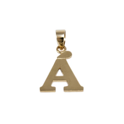 Fényes Á betű arany medál