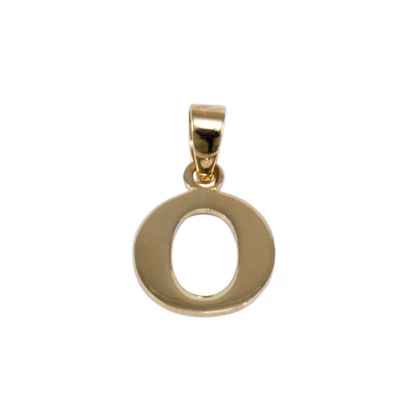 Fényes O betű arany medál