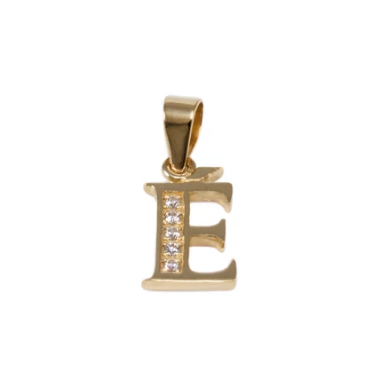 Köves É betű arany medál 