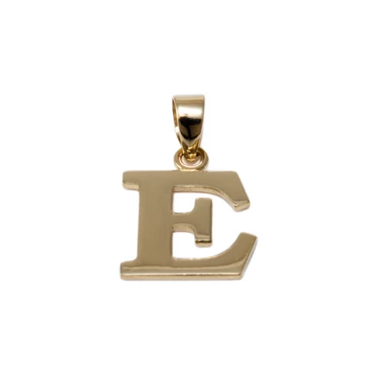 Fényes E betű arany medál 