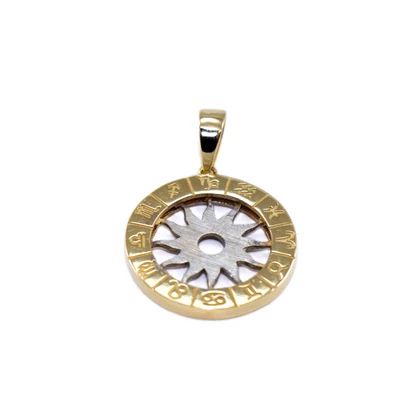 Bicolor arany medál csillagjegyekkel