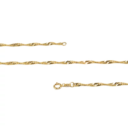 Singapúri arany nyaklánc