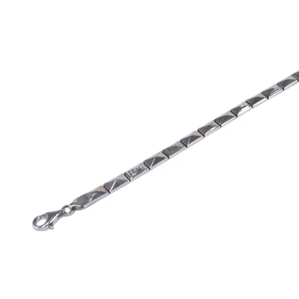 Fantázia fehérarany karlánc