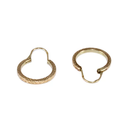 Vésett karika arany fülbevaló