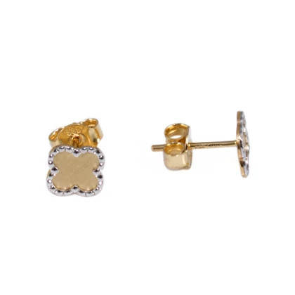 Bicolor lóhere arany fülbevaló