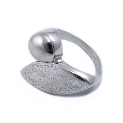 Mintás ezüst gyűrű