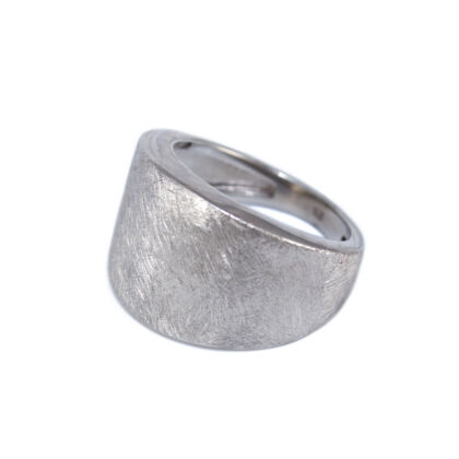 Mattírozott ezüst gyűrű