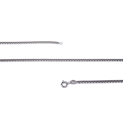 Velencei kocka ezüst nyaklánc