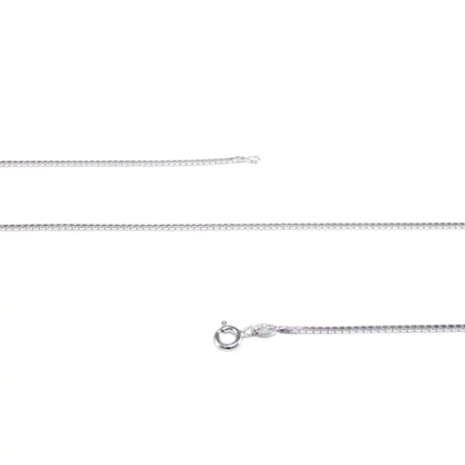 Velencei kocka ezüst nyaklánc