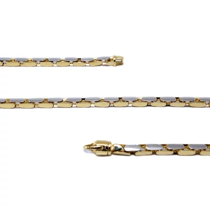 Bicolor barakka jellegű arany nyaklánc Bicolor barakka jellegű arany nyaklánc