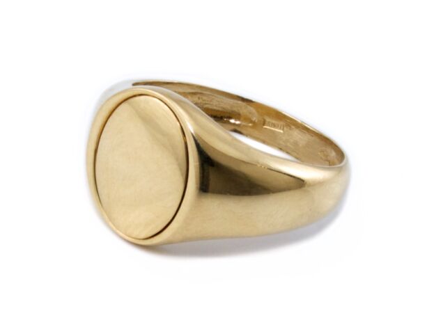 Ovális arany pecsétgyűrű