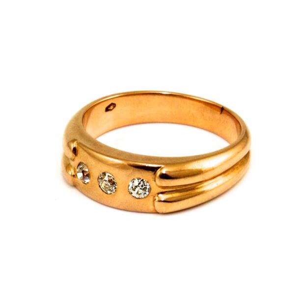 Gyémánt köves női arany gyűrű
