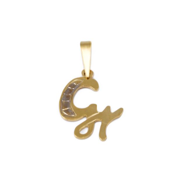 Arany "Gy" betű medál