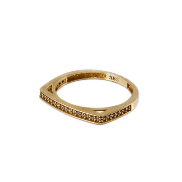 Kősoros arany gyűrű