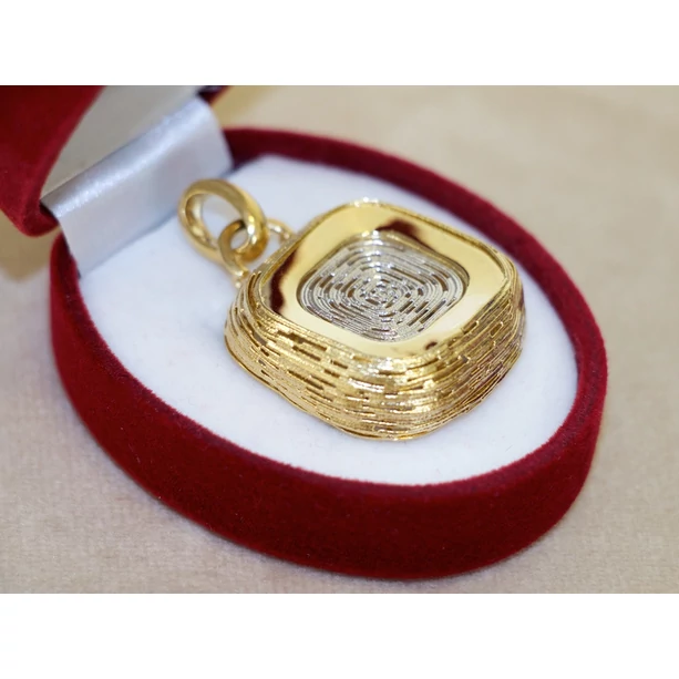 Új arany bicolor fantázia medál Új arany bicolor fantázia medál