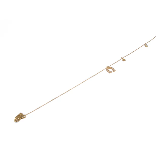 Köves "zsuzsus" arany bokalánc Köves "zsuzsus" arany bokalánc