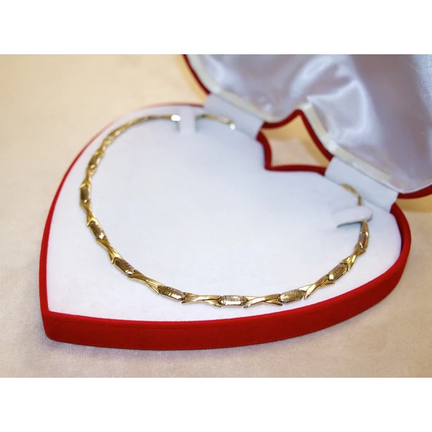 Felújított arany bicolor x mintás nyakék Felújított arany bicolor x mintás nyakék