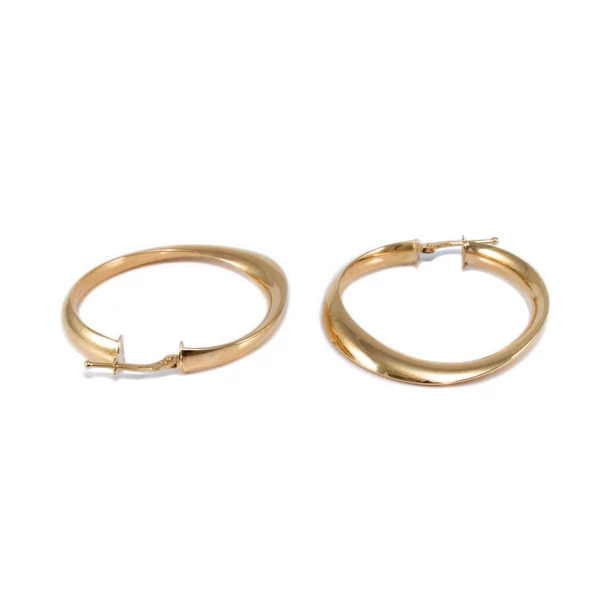 Sima arany karika fülbevaló Sima arany karika fülbevaló