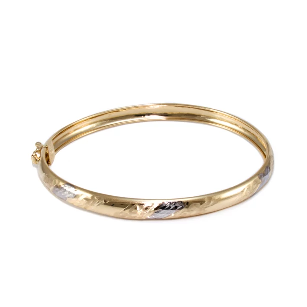 Vésett és matt bicolor arany karreif Vésett és matt bicolor arany karreif