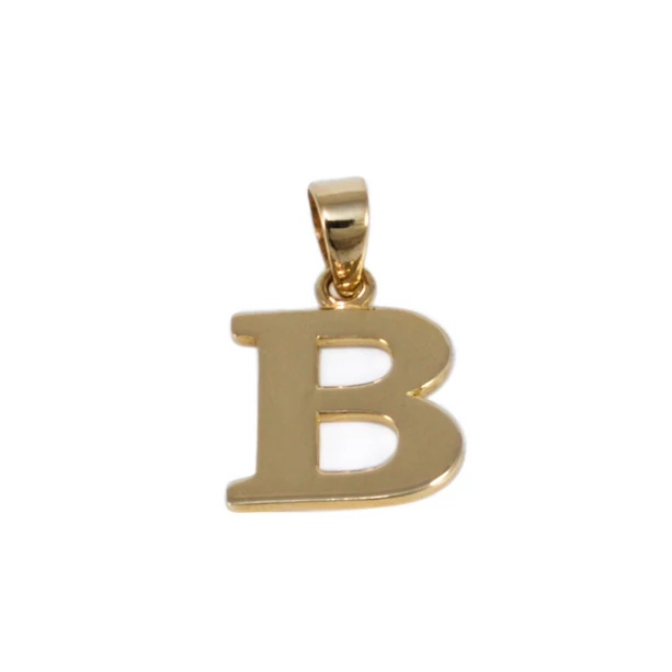 Fényes "B" betű medál