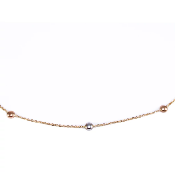 Új arany anker + tricolor bogyós lánc Új arany anker + tricolor bogyós lánc