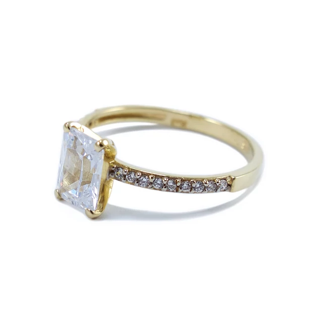 Sárga arany női szoliter gyűrű Sárga arany női szoliter gyűrű