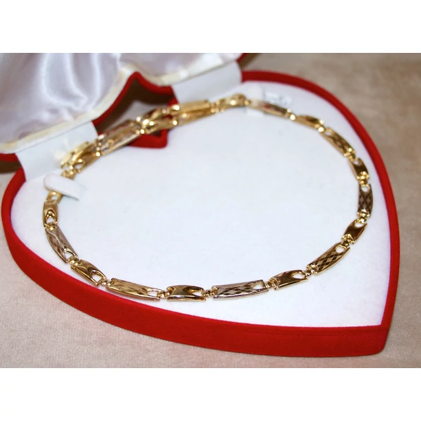 Felújított arany bicolor lemez nyakék Felújított arany bicolor lemez nyakék