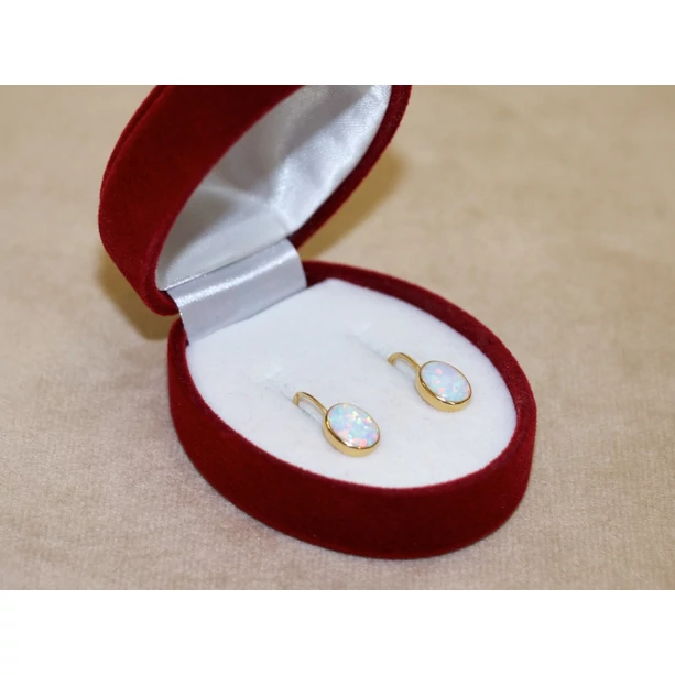 Felújított arany opál köves fülbevaló Felújított arany opál köves fülbevaló