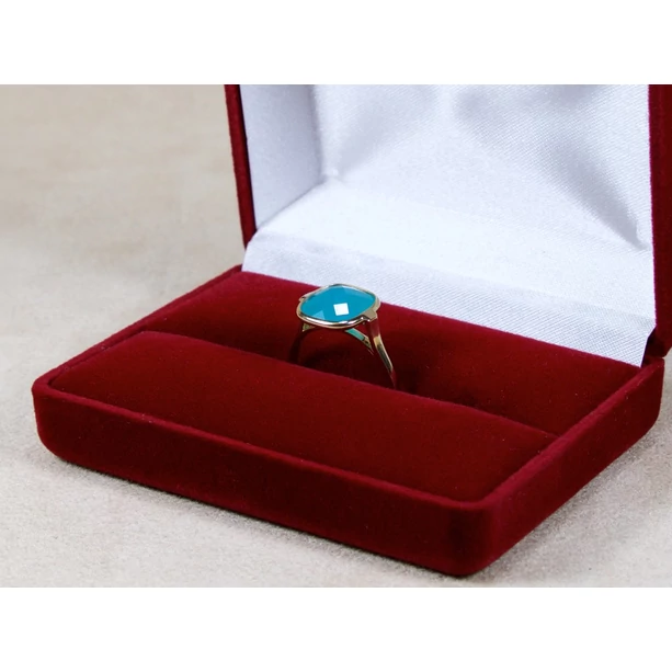 Új arany festett kvarc gyűrű Új arany festett kvarc gyűrű