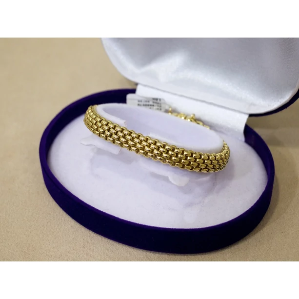 Felújított arany több soros karlánc Felújított arany több soros karlánc