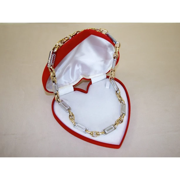 Felújított arany bicolor baracca lánc Felújított arany bicolor baracca lánc