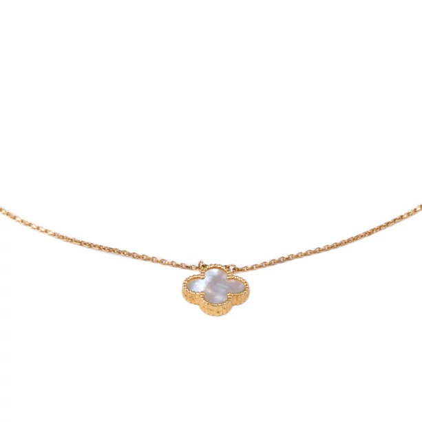 Gyöngyházas virágos arany nyakék Gyöngyházas virágos arany nyakék